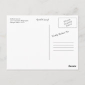 Lazy Morning Briefkaart (Achterkant)