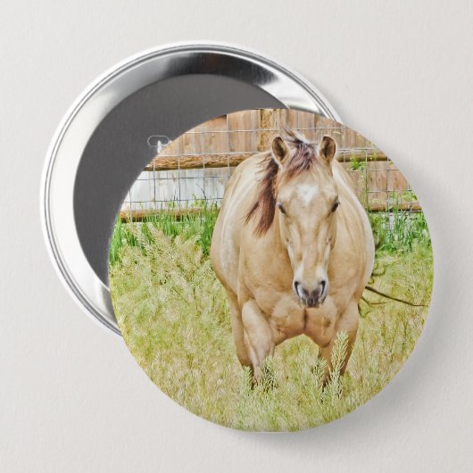 Lazy Morning Ronde Button 4,0 Cm (Voorkant /achterkant)