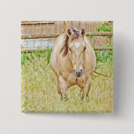 Lazy Morning Vierkante Button 5,1 Cm