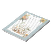 Lazy Mornings Notitieblok (Linkerzijde)