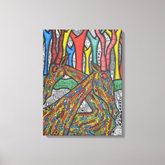 Lazy namiddag canvas afdruk (Voorkant)