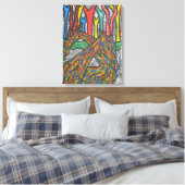 Lazy namiddag canvas afdruk (Insitu (Slaapkamer))