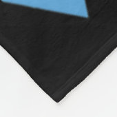 Lazy Pancreas Club Retro Diabetes Awareness Day op Fleece Deken (Hoek)