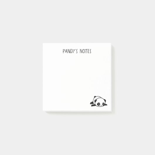 Lazy Panda Beer 3 x 3 inch Post-it® notes (Voorkant)