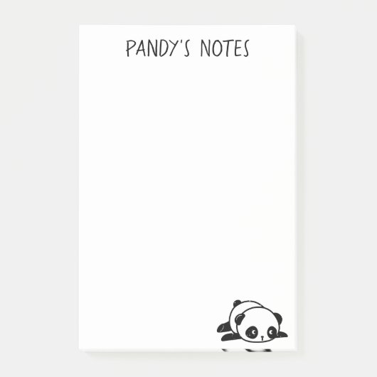 Lazy Panda Beer Post-it® notes 4 x 6 (Voorkant)