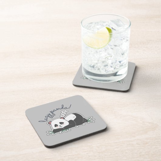 Lazy Panda Bier Onderzetter (Rechterzijde)
