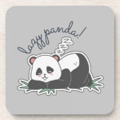 Lazy Panda Bier Onderzetter (Voorkant)