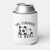 Lazy Panda de strijd is echt Blikjeskoeler (Blikje Achterkant)