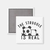 Lazy Panda de strijd is echt Magneet (Voorkant / Achterkant)