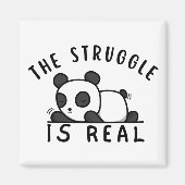 Lazy Panda de strijd is echt Magneet (Voorkant)