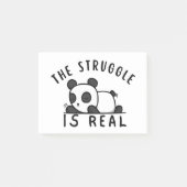 Lazy Panda de strijd is echt Post-it® Notes (Voorkant)