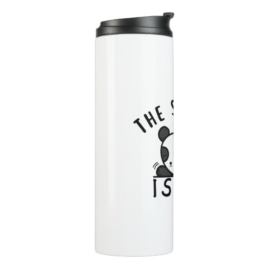 Lazy Panda de strijd is echt Thermosbeker (Gedraaid links)