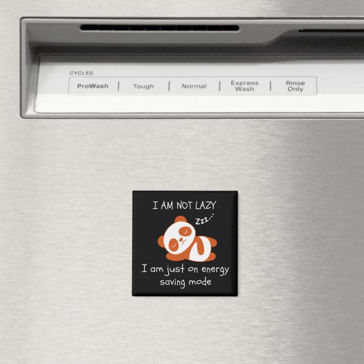 Lazy Panda Funny Magneet (Insitu (Vaatwasser))