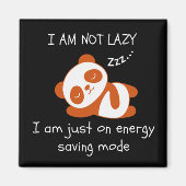 Lazy Panda Funny Magneet (Voorkant)