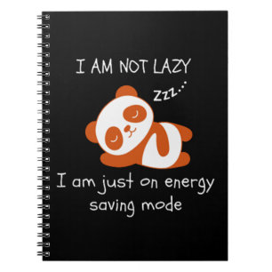 Lazy Panda Funny Notitieboek