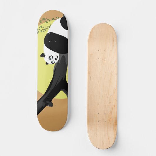 Lazy Panda Persoonlijk Skateboard (Voorkant)