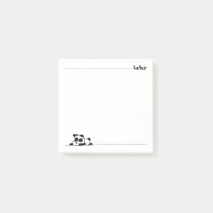 Lazy panda post-it® notes
