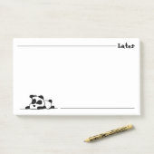 Lazy panda post-it® notes (Op bureau)