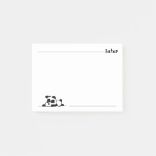 Lazy panda post-it® notes