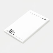 Lazy panda post-it® notes (Schuin)