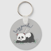 Lazy Panda Sleutelhanger (Voorkant)