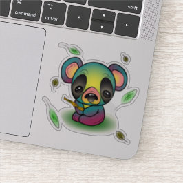 Lazy Panda Sticker