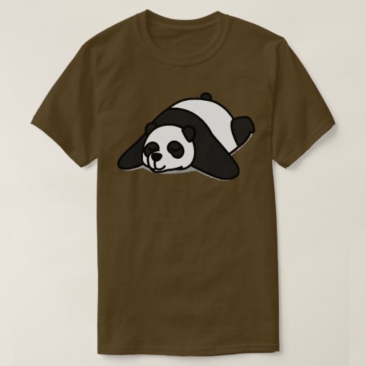 Lazy Panda T-shirt (Design voorkant)