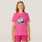 Lazy Panda T-shirt (Voorkant volledig)