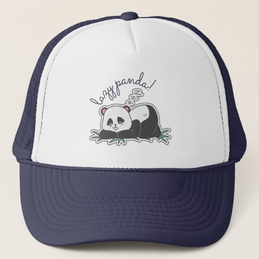 Lazy Panda Trucker Pet (Voorkant)