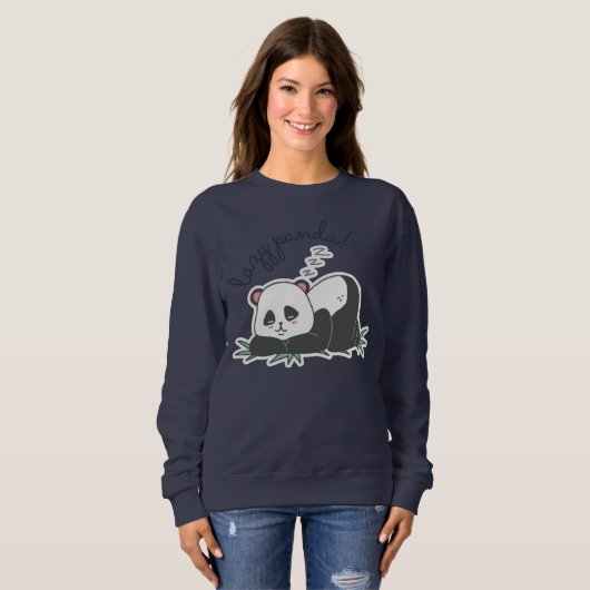 Lazy Panda Trui (Voorkant volledig)