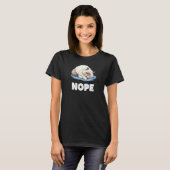 Lazy Ragdoll Cat Nope T-shirt (Voorkant volledig)