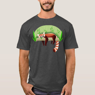 Lazy Red Panda T-shirt
