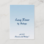 Lazy River ATC Visitekaartje (Achterkant)