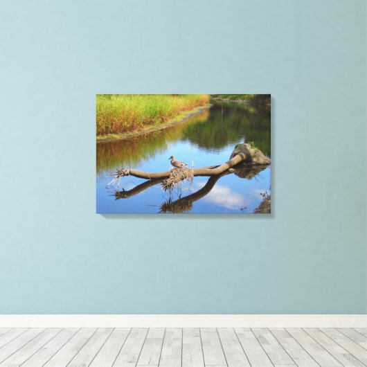 Lazy River Canvas Afdruk (Insitu (Houten vloer))