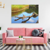Lazy River Canvas Afdruk (Insitu (Woonkamer))