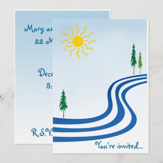 Lazy River Kaart (Voorkant / Achterkant)