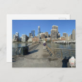 Lazy San Francisco zondagochtend Embarcadero Feestdagenkaart (Voorkant / Achterkant)