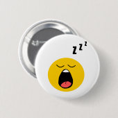 Lazy slapen ronde button 5,7 cm (Voorkant /achterkant)