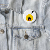 Lazy slapen ronde button 5,7 cm (In situ)