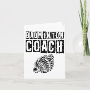 Lazy Sloth Badminton Player Shuttle Kaart