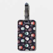 Lazy Sloth Bagagelabel (Achterkant verticaal)