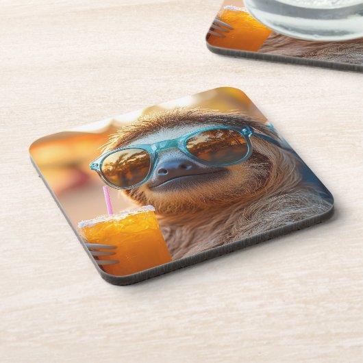 Lazy Sloth Bier Onderzetter (Linkerzijde)