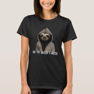 Lazy Sloth Day Sleep Relax mannen Vrouwen T-shirt