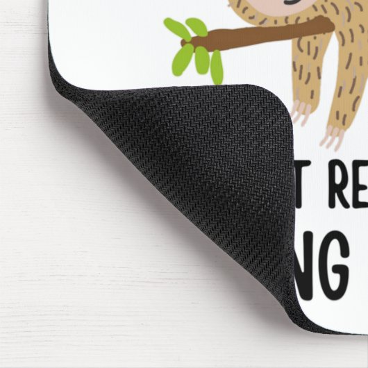 Lazy Sloth Doing Niets Muismat (Hoek)