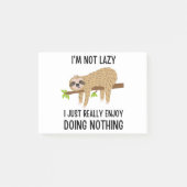 Lazy Sloth Doing Niets Post-it® Notes (Voorkant)