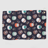 Lazy Sloth Golfhanddoek (Horizontaal)