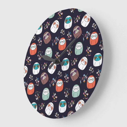 Lazy Sloth Grote Klok (Hoek)