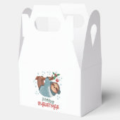 Lazy Sloth Kerstmis Bedankdoosjes (Geopend)