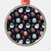 Lazy Sloth Metalen Ornament (Voorkant)