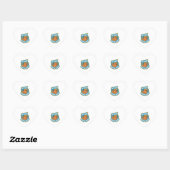 Lazy sloth niet lui energiebesparend grappige sloe hart sticker (Vel)